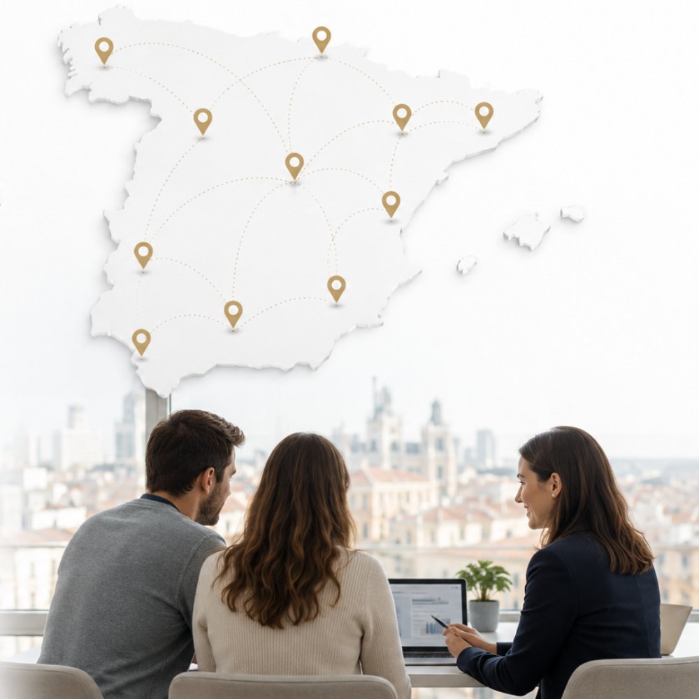 Cobertura de compradores en toda España